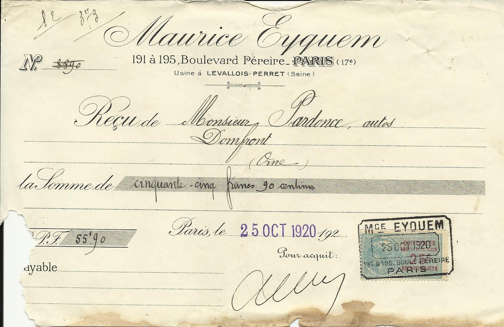 1920 bougies Eyquem